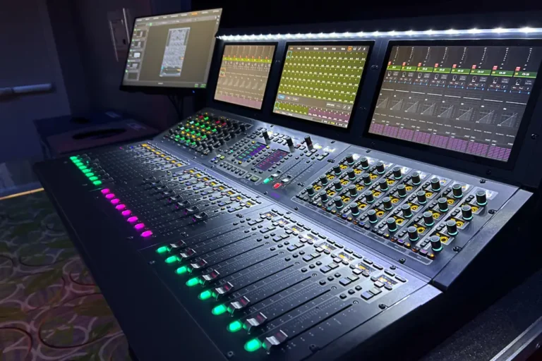 salt creek integrated audio install services avl integration avid venue s6l console side