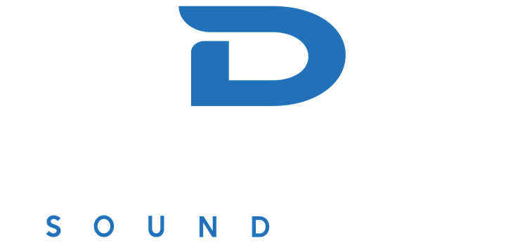 danley sound labs logo stacked color on dark 1